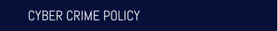 CYBER CRIME POLICY
