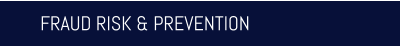 FRAUD RISK & PREVENTION